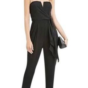 Strapless navy jumper